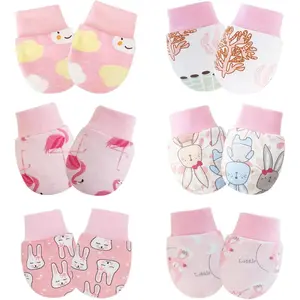 Baby Mittens No Scratch Mittens Infant Soft Gloves Mittens  0-6 Months Boys Girls