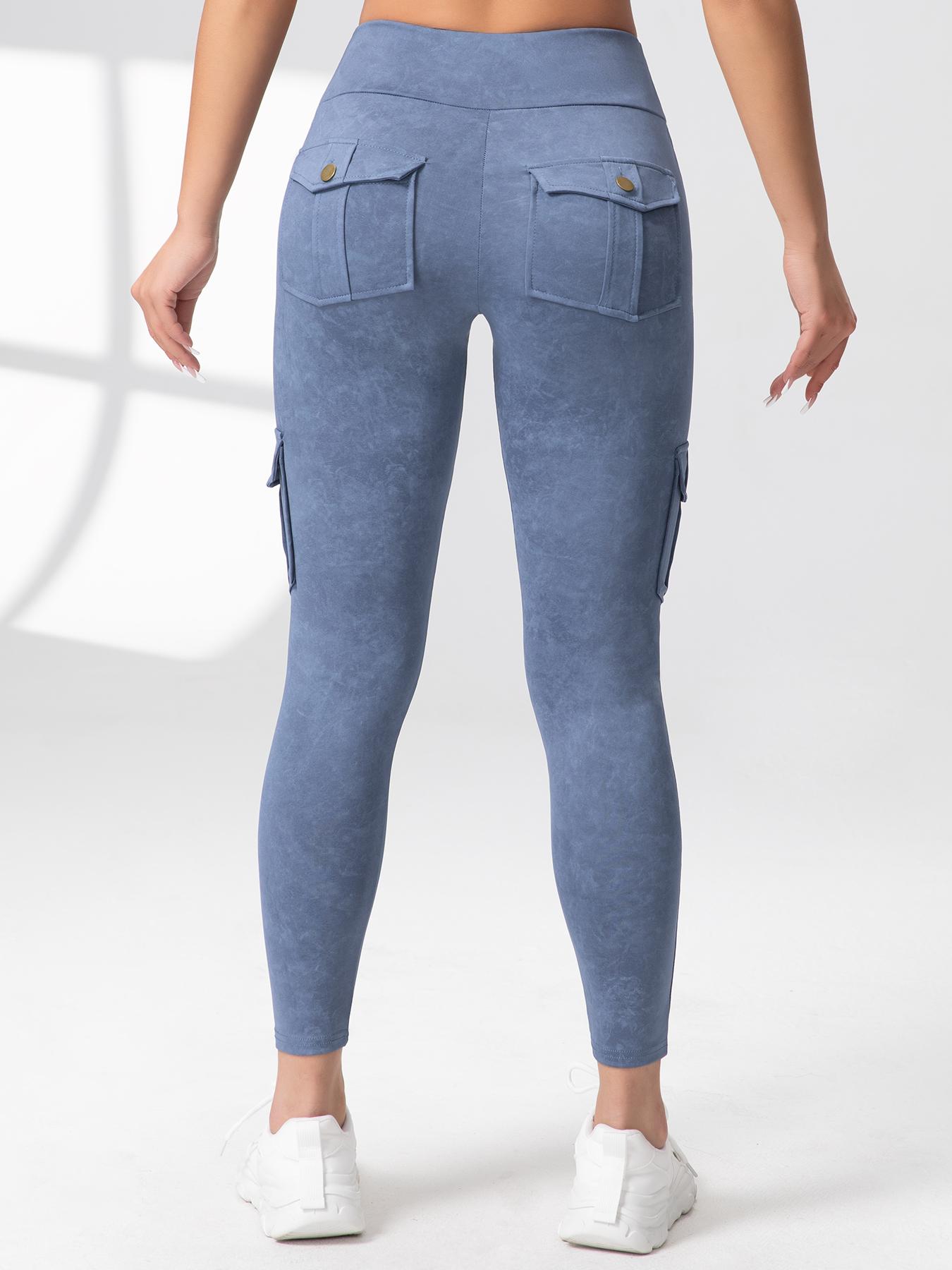 High Waist Yoga Pants for Women with Pockets, Tummy Control Compression Leggings, High Waisted Leggings, 4-Way Stretch Activewear for Gym & Daily Use, Fitness Pants