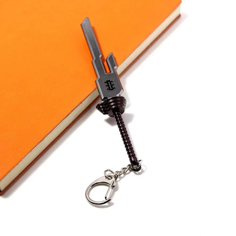Anime Jujutsu Kaisen Keychain Nanami Kento Fushiguro Toji Weapon Model Pendant Keyring Cosplay Props for Men Women Jewelry Gifts