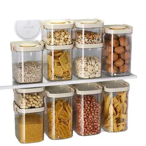 Sealed tank, grains, kitchen storage, dry goods, transparent plastic tank, box, snacks, tea storage tank