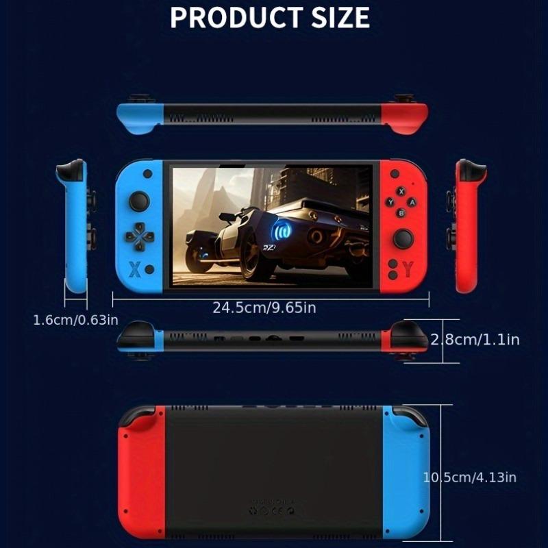 New G90 Handheld Game Console, 7 Inch IPS Screen, USB Interface, Portable Home Arcade, Blue Colors