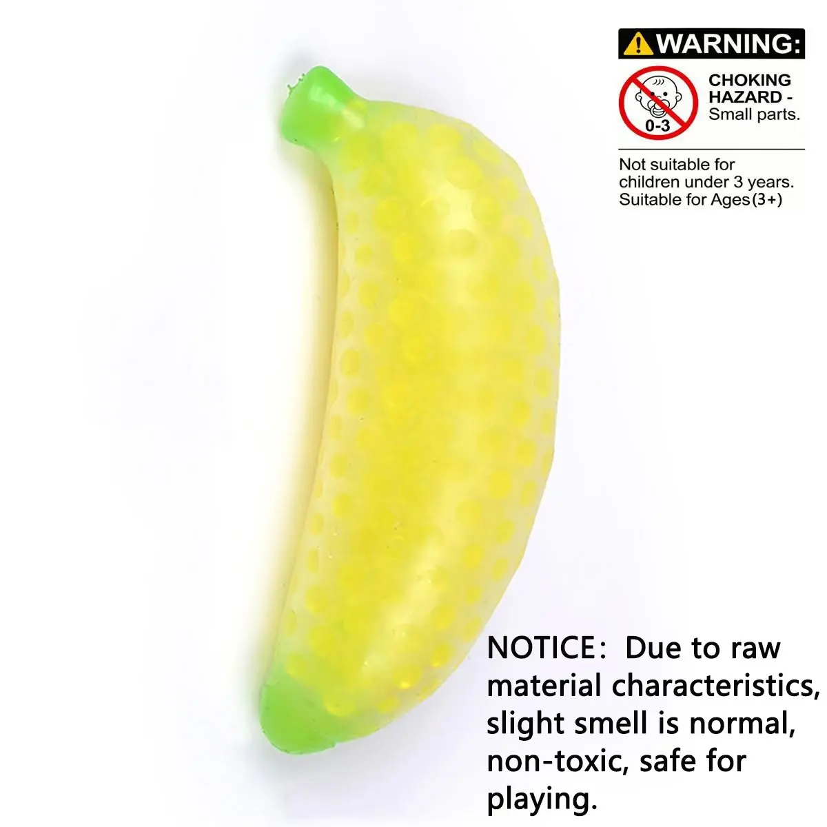 Stress Relief Banana Bead Toy, Stress Relief Fruit, Realistic Banana Design, Quick Bounce Squeeze, Decompression Squeeze, Office Stress Reliever, Gift for Festive Parties, Squishy Fidgets