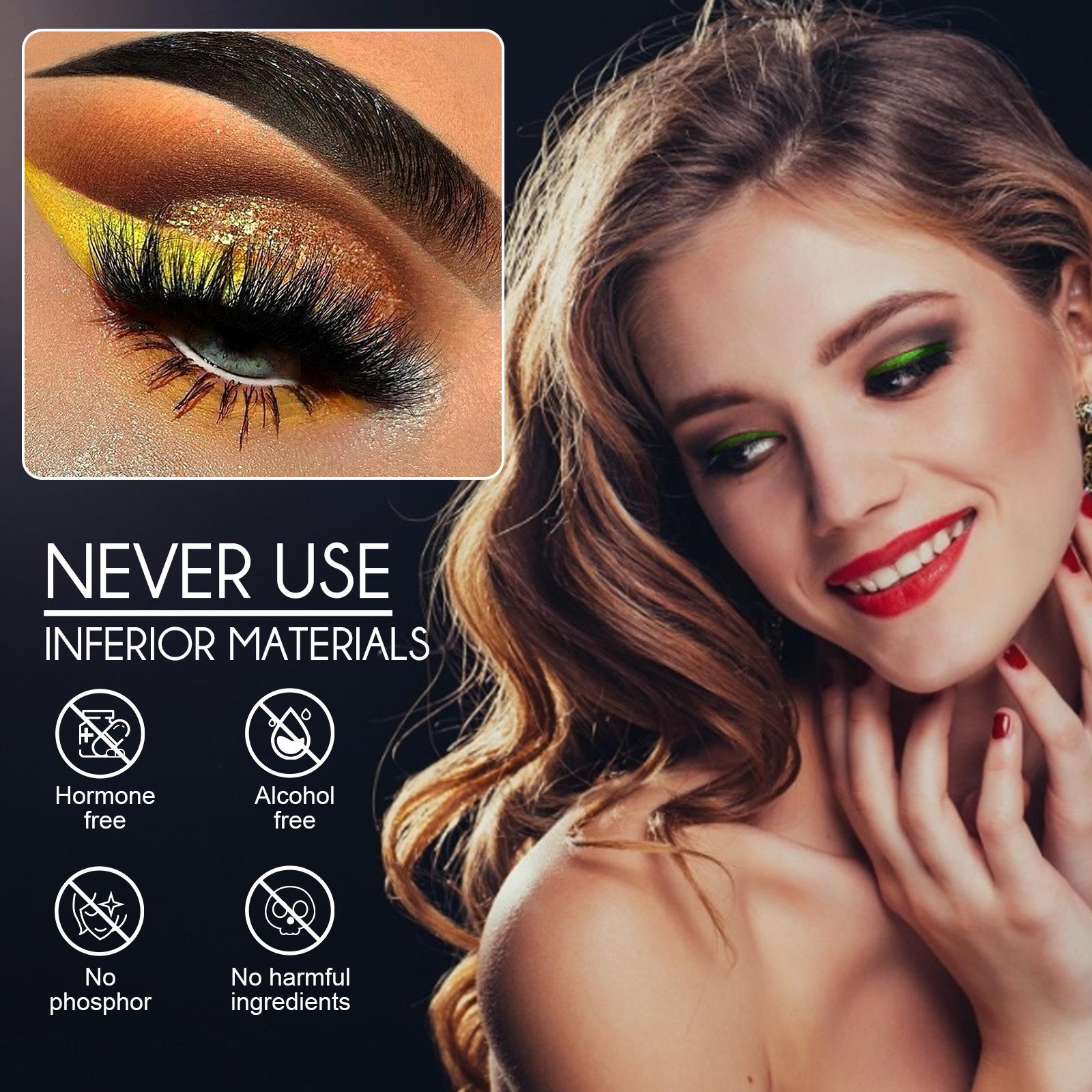 Faux Mink Eyelashes - Free Self-Adhesive Strips with 3D Effect for European & American Style, Includes Eyeliner & Eyeshadow Stickers bottom lashes kim k lash clusters grande lash lift