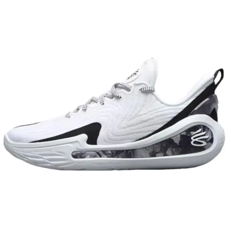 Under Armour Curry 12 Men's Low-Top Basketball Shoes – Slip-Resistant and Durable, White Verifiable, with credentials and supporting global authentication