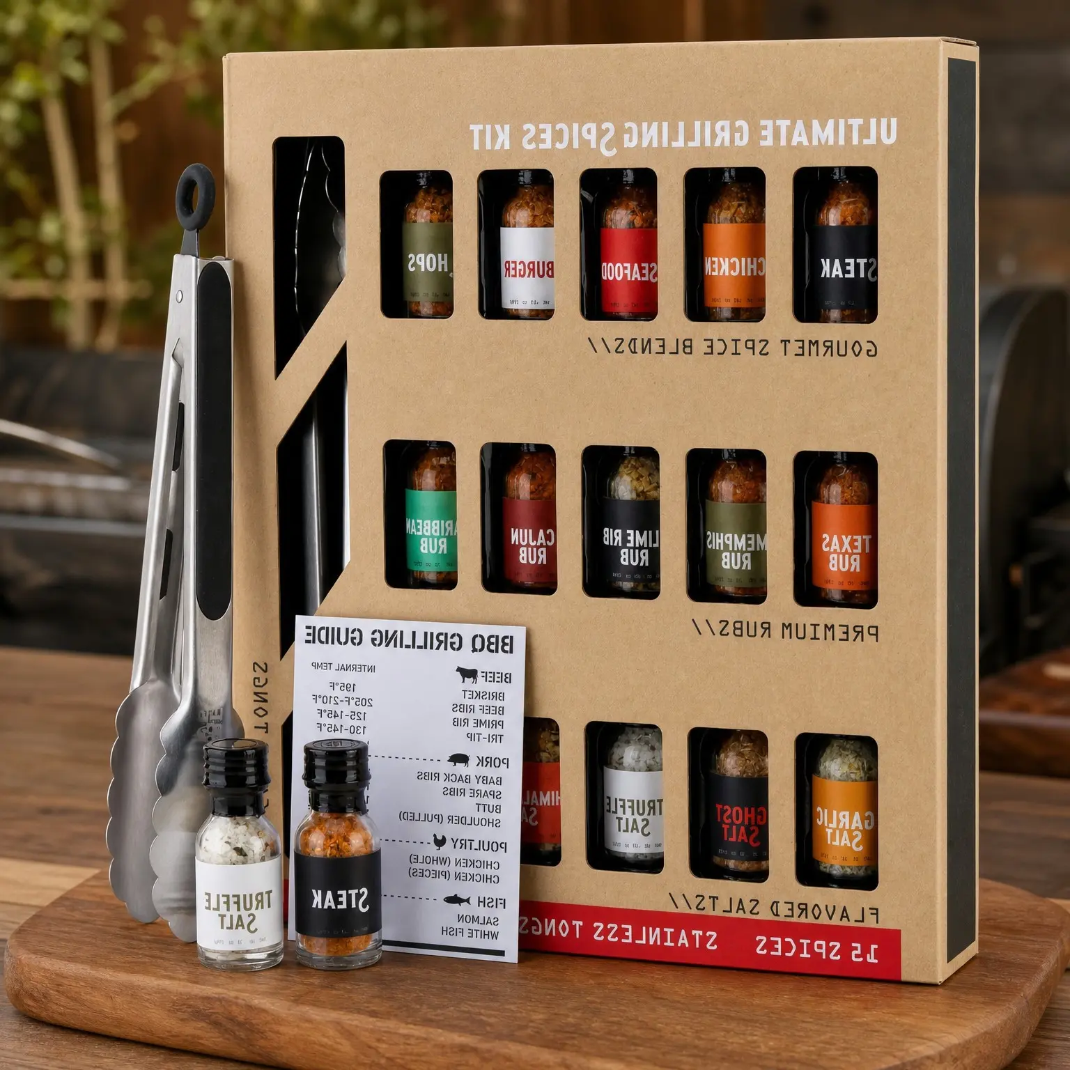 Ultimate Grilling Spice Gift Set for Men – BBQ Seasonings for Grilling, Smoking & Barbecue – Perfect Gift for Dad, Husband, Boyfriend, Brother-in-Law, Son & Uncle