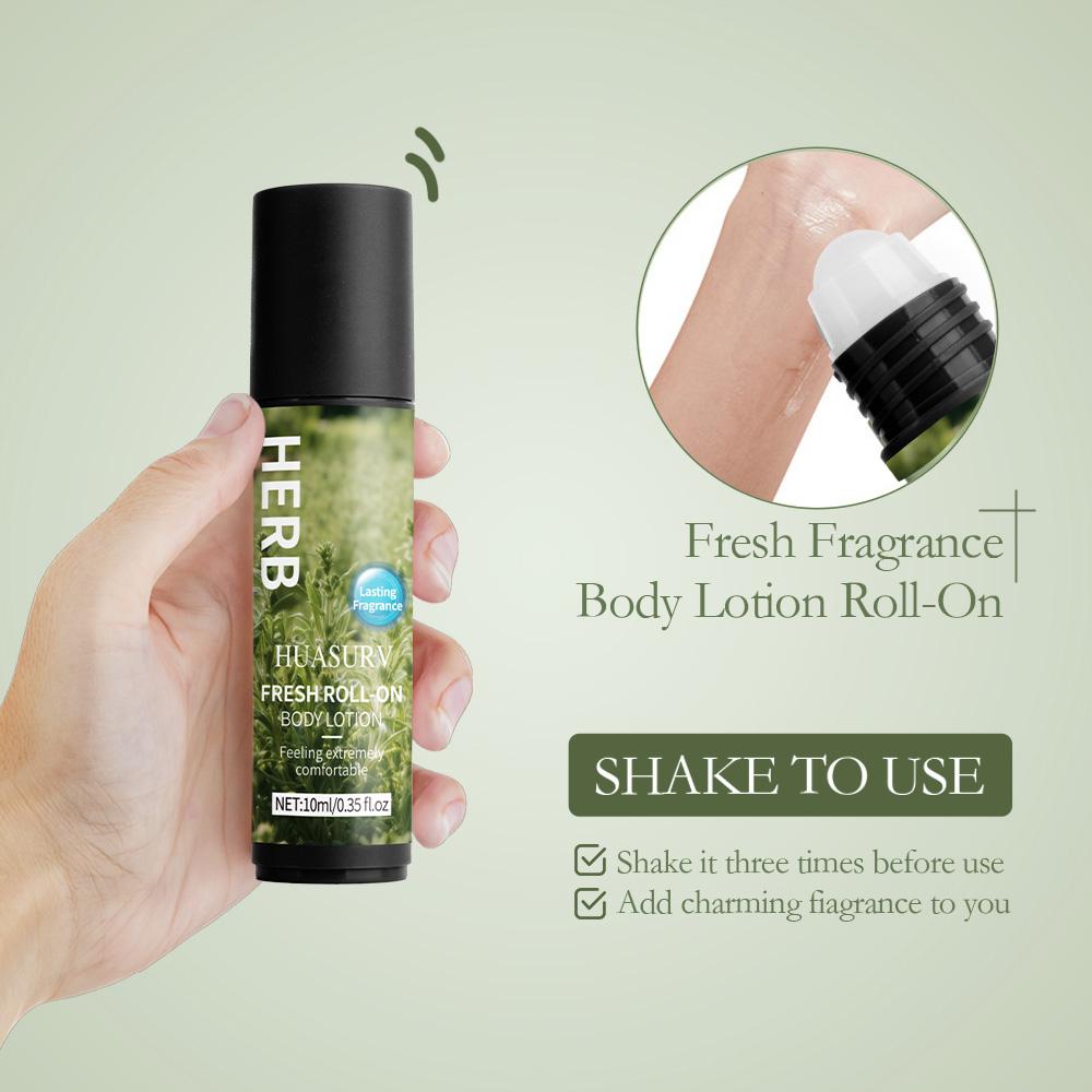 Men's Anti-Perspiration Roll-On Deodorant, Long-Lasting Fragrance, Sweat & Odor Protection, 10ML, Daily Use, Fresh Scent