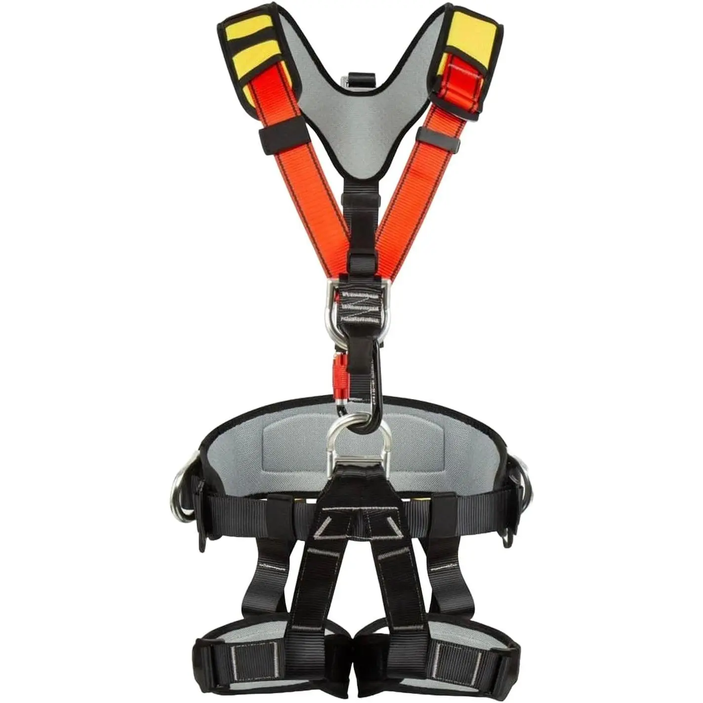 15-330 High Strength Full Body Safety Harness Fall Protection, Roofing Harness, Climbing Seat Belt, Large Safety Belt with Suspender, arnés de seguridad