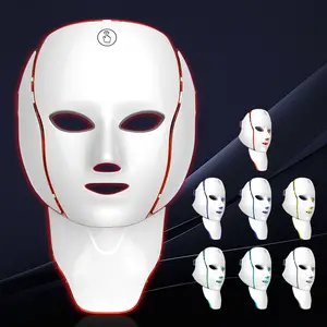 Rechargeable LED Face Mask Cordless Beauty Device - 138 LEDs Home Spa Mask for Smooth Skin & Daily Clarity