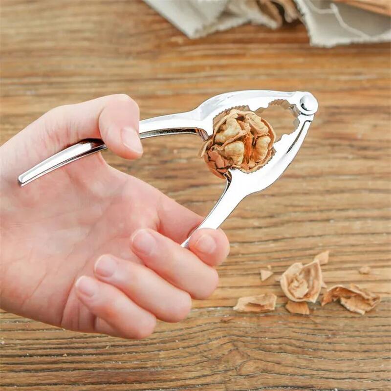 Zinc Alloy Nutcracker Sheller Crack Al Walnut Pecan Hazelnut Filbert Nut Kitchen Nut Sheller Clip Tool Clamp Plier Cracker