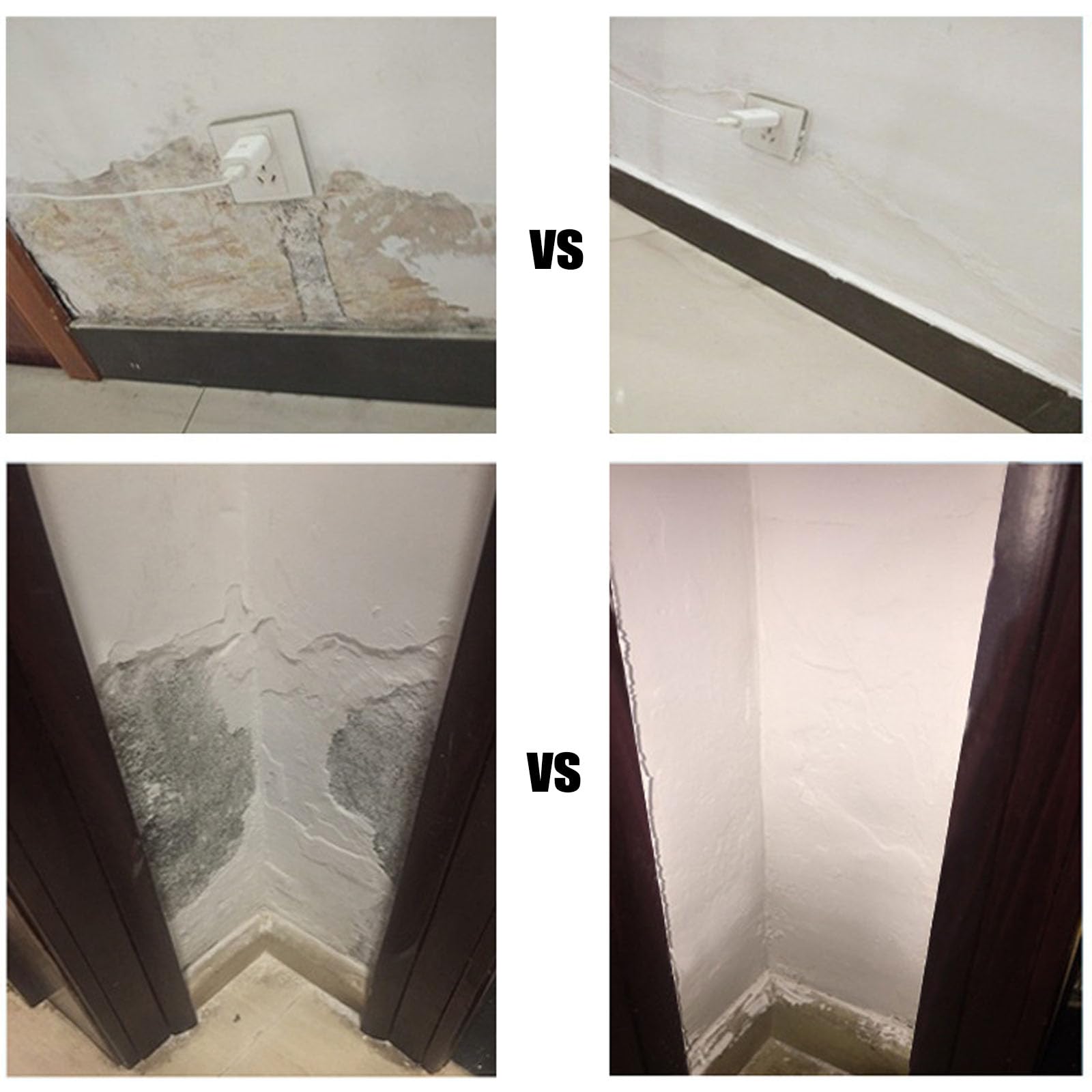 3Pcs Efficient Drywall Repair Kit with Scraper, 2026 Upgrade Quick Drying Wall Repair Paste for Cracks and Holes, Multi Functional Wall Mending Agent for DIY Home Fix