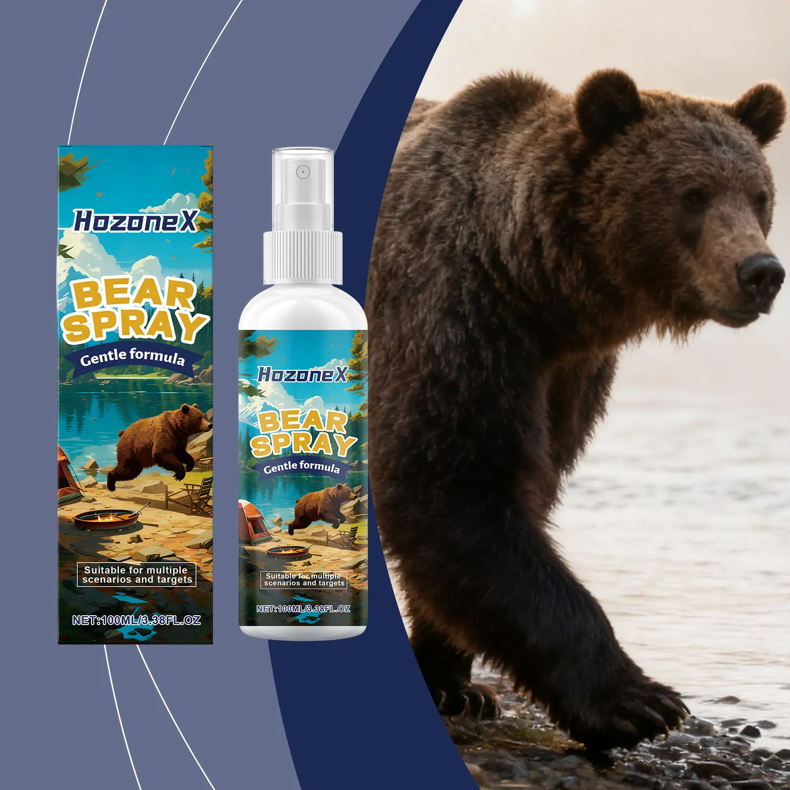 Bear Repellent Spray for Outdoor Safety, Convenient Protection for Hikers and Campers during Hiking & Camping, Hikers Campers