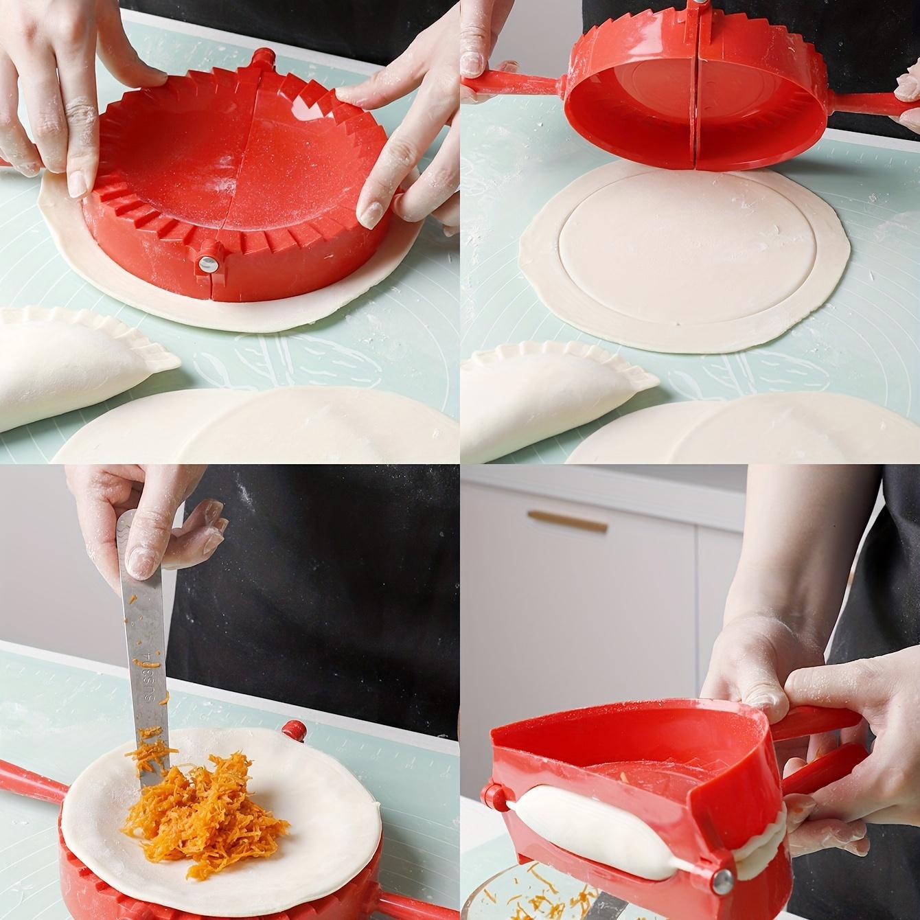 1 Count Plastic Dumpling Maker Mold - Easy Hand-Made Dumpling Tool, Practical Kitchen Supply for Home Cooking