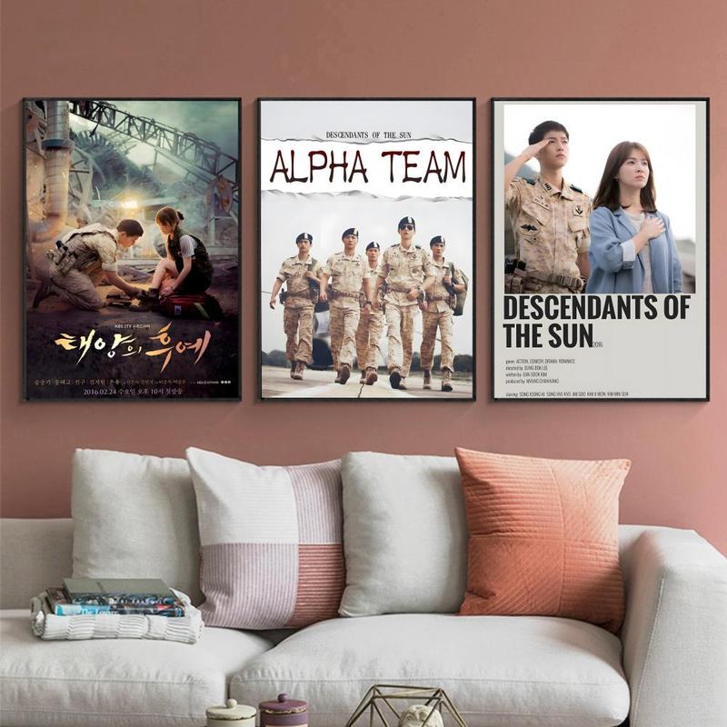 Fashion DDDescendants Of The Suning Poster HD Heavy-Duty Self-Stick Waterproof Wall Decor Tool-Free Install Durable & Reusable Conceals Wall Flaws Elevates Home Style Perfect for Living Room Bathroom & Kitchen Easy Apply & Remove