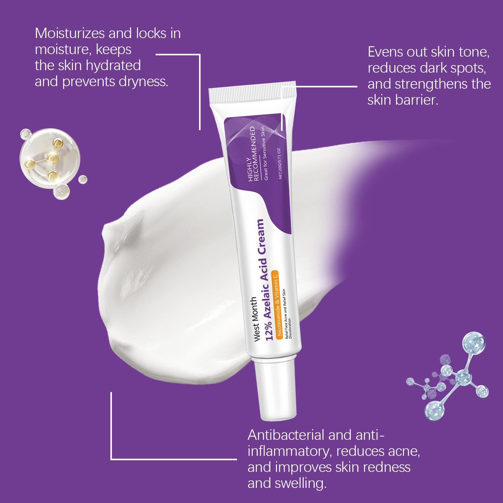 Gentle and moisturizing cream for sensitive skin, hydrates and replenishes moisture, suitable for both men and women, a daily skincare product for firming and deep hydration.