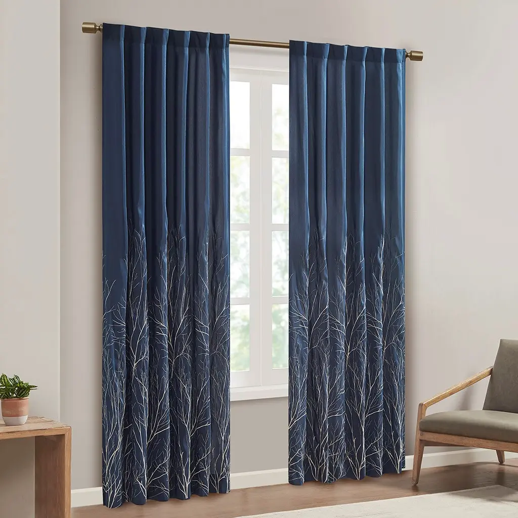 ARCH Curtain Panel Single Panel Window Curtain Drape for Living Room Bedroom Bathroom Privacy Light Blocking Fabric Window Treatment 1 Piece, Home Decor Soft Furnishings Textile Panel for Indoor Use, Versatile Room Darkening Window Covering Solution