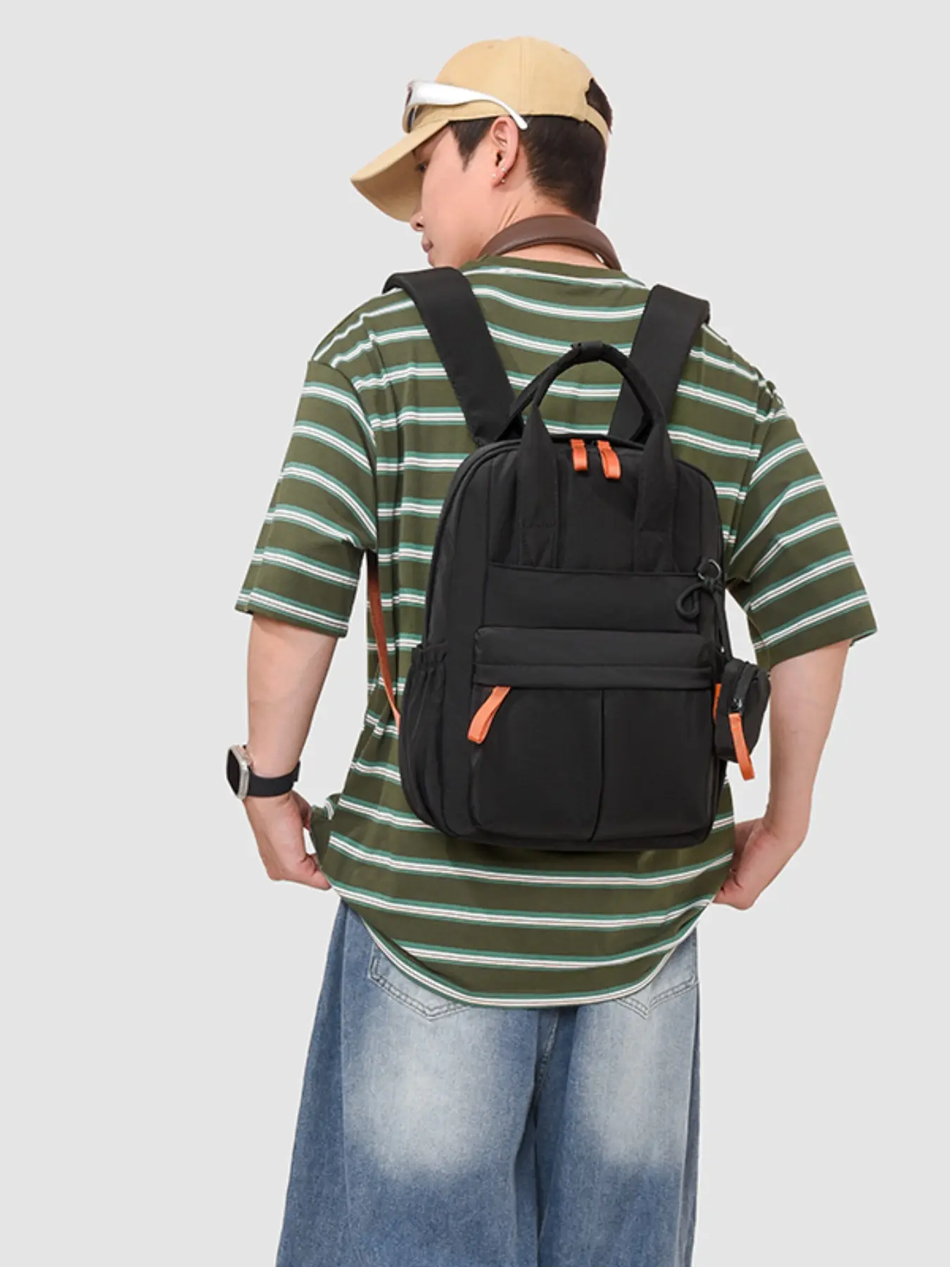 Ultra-Lightweight Backpack for Travel and Outdoor Activities, Unisex Lightweight Shoulder Bag for Hiking and Book Carrying