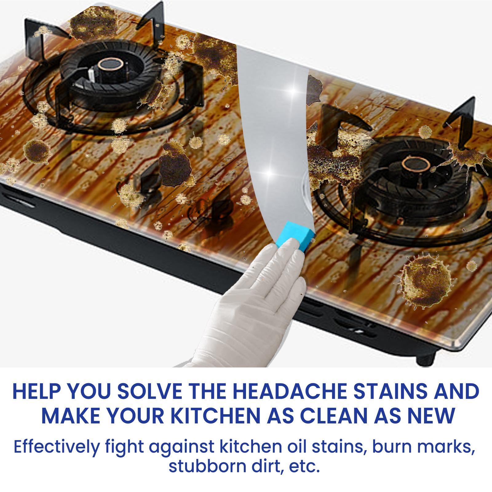 Jue Fish Protective Kitchen Cleaner, Range Hood Kitchenware Heavy Oil Cleaning Strong Decontamination