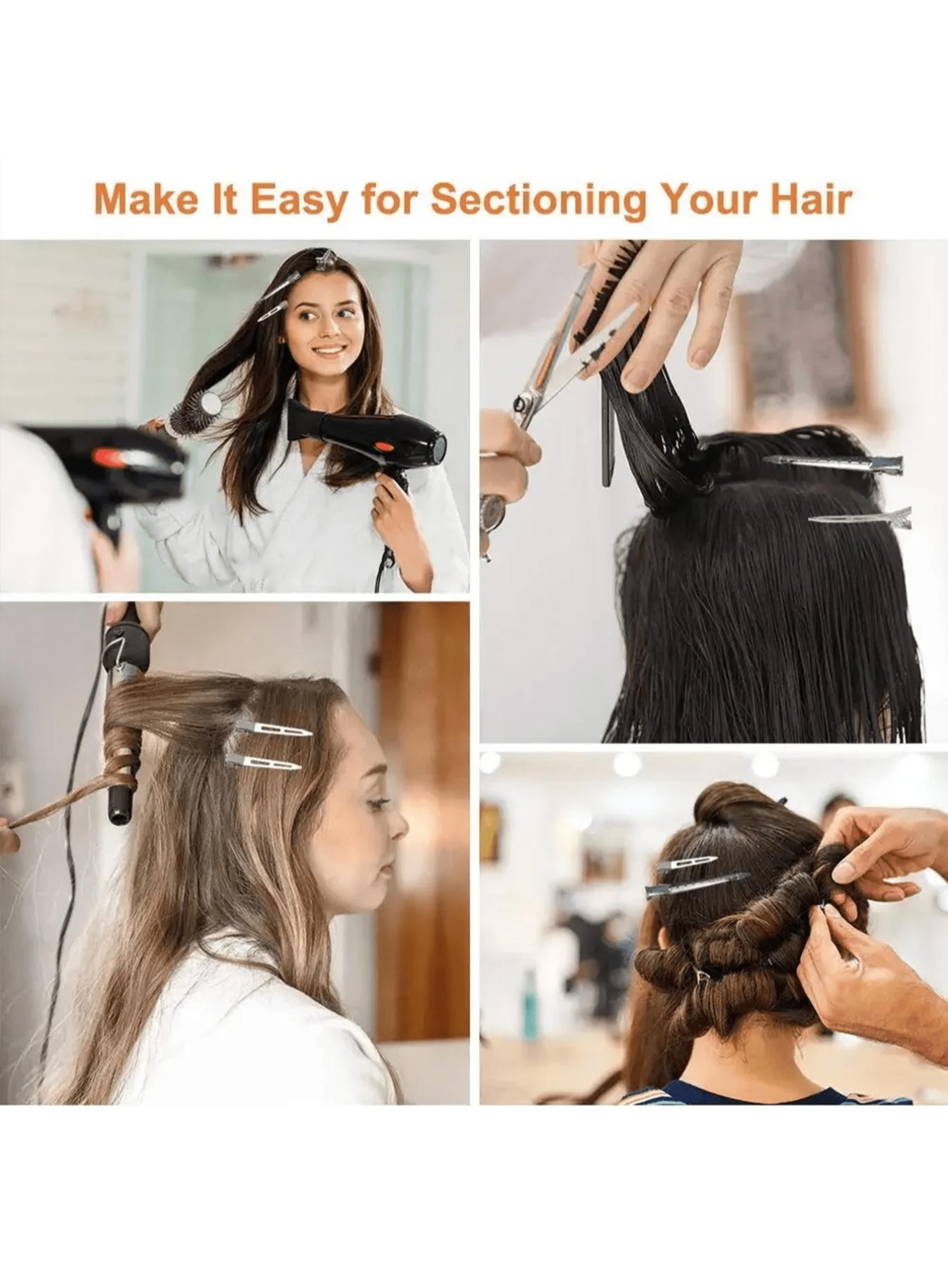 Hair Styling Clips, Hair Styling Accessories for Women & Girls, Professional Hair Styling Tools for Salon & Barber Shop, Hair Clip Set