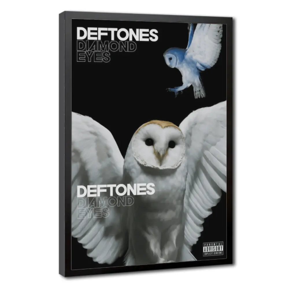 Deftones Rock Band Music Album Poster - High-Quality Glossy Photo Paper Artwork, Victorian Gothic-Bohemian Chic Wall Decor, Housewarming or Birthday Gift