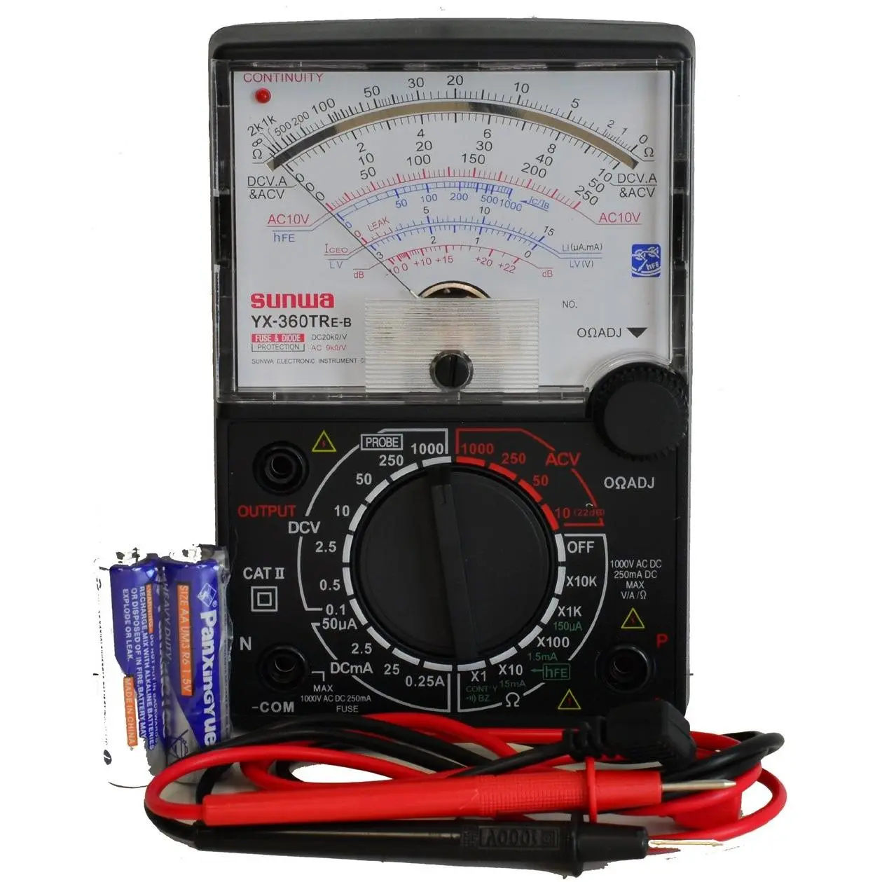8-Function 19-Range Analog Multimeter