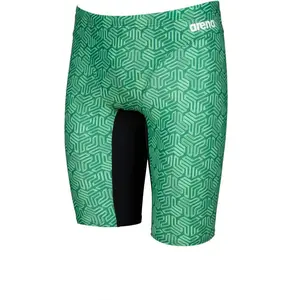 Men's Competitive Swim Training Bathing Suit for Men Chlorine Resistant UV Protection Low Drag Athletic Jammers