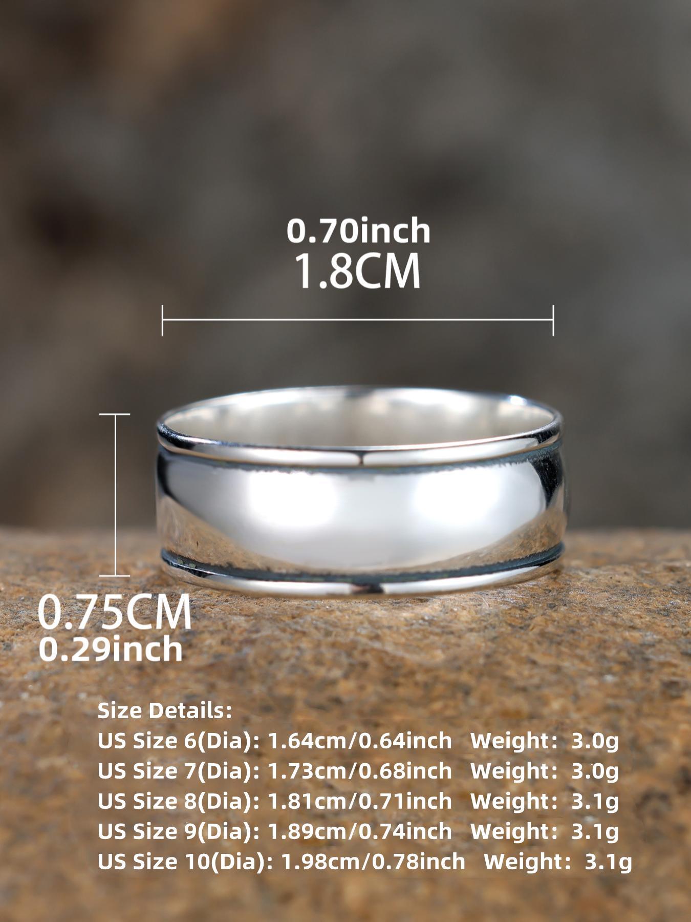 S925 Sterling Silver Vintage Ring with Box, Fashion Jewelry Accessories for Men & Women for Party, Daily Clothing Decor, Trendy All-match & Exquisite Jewelry for Anniversary Gift, Fashion Rings, Acquired Style Ring, Vintage Engagement Ring