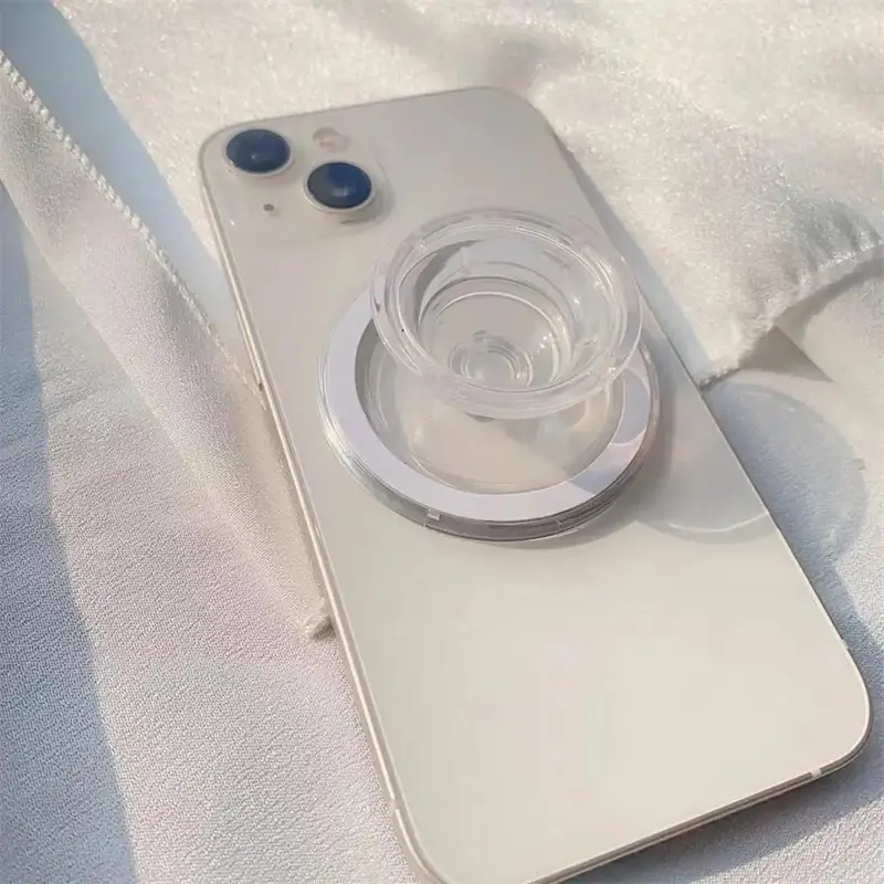 MagSafe Compatible Magnetic Popsocket - Pocket-Size Smartphone Grip Pad, Expanding Socket Stand Holder, Suction Mount for iPhone, Samsung Devices (for Smartphone Users)