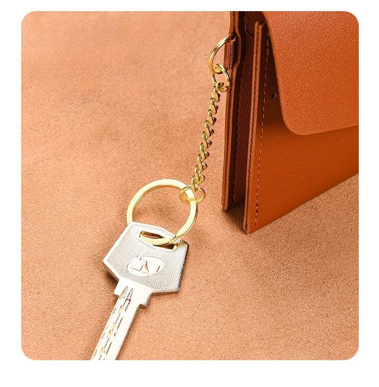 Women's Leather Wallet Clutch - Multi-Card Slot Purse with Snap Closure Card Holder for Phone, Cash & Cards, Portable Wallet for Daily Outings & Casual Styling