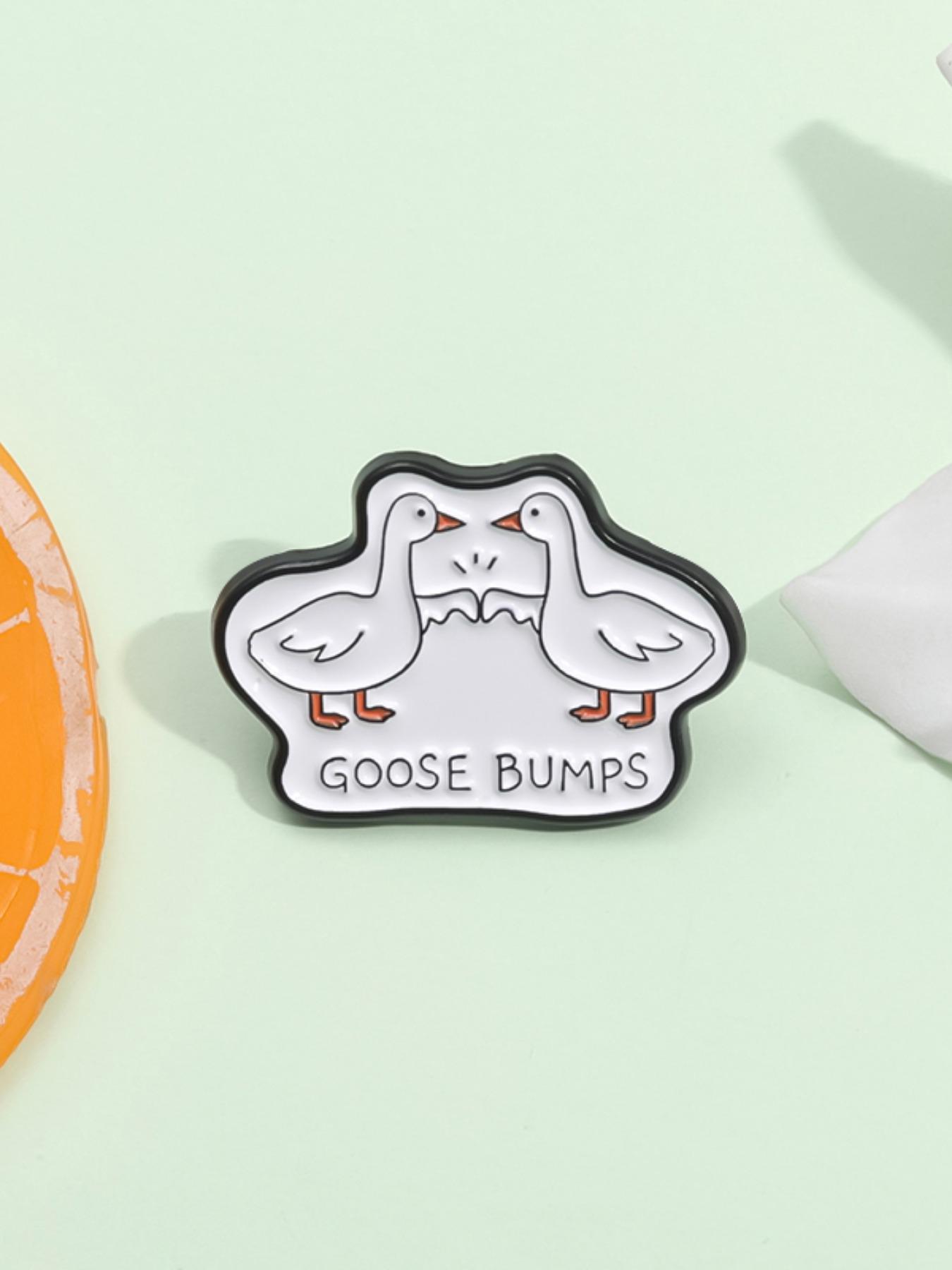 Cute Goose Design Brooch, Fashion Brooch for Women & Men As Anniversary Gift, Enamel Pin Suitable for Backpacks, Jeans, Scarves, Hats Decoration, Hat Clip, Fashion Accessory