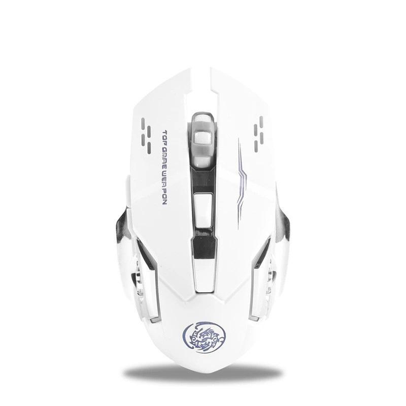 Wired gaming wireless silent mouse, rechargeable Bluetooth ergonomic computer mouse for office use