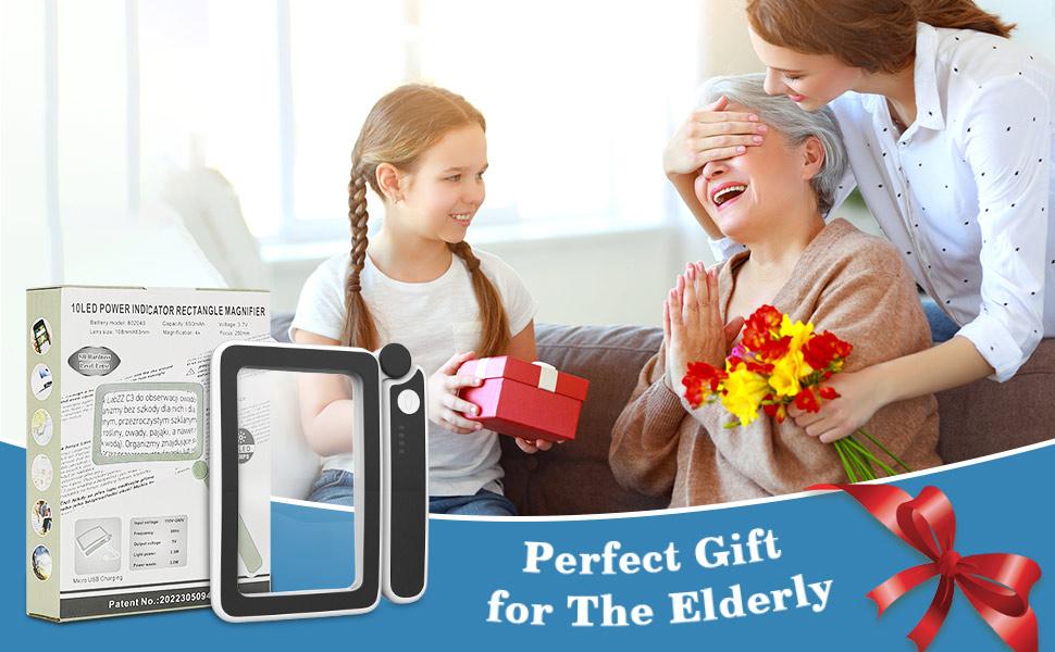 STANDARD GOODS Magnifying Glass for Reading, Rechargeable 4X Full Page Book Magnifier, Magnifying Glass with Light 3 Modes, Folding Handheld Reading Magnifiers for Seniors Elderly Low Visions,Black STANDARD GOODS Magnifying Glass for Reading, Rechargeable 4X Full Page Book Magnifier, Magnifying Glass with Light 3 Modes, Folding Handheld Reading Magnifiers for Seniors Elderly Low Visions,Black