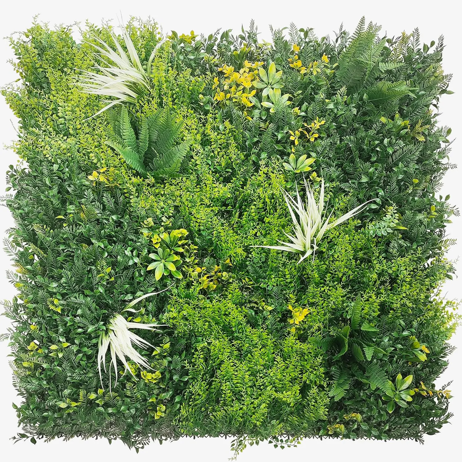 Artificial Grass Wall Boxwood Panels: 40" x 40" (11.5 sqft) | Greenery Ivy  Fence, Faux Backdrop, UV Protection, Vine Leaf Hedge, Garden Covering ,  Decor
