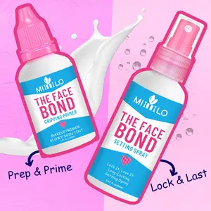 2 pcs THE FACE BOND Power Duo | Gripping Primer + Setting Spray | 24HR Lockdown Makeup | Oil Control & Sweat-Proof | Glow Setting