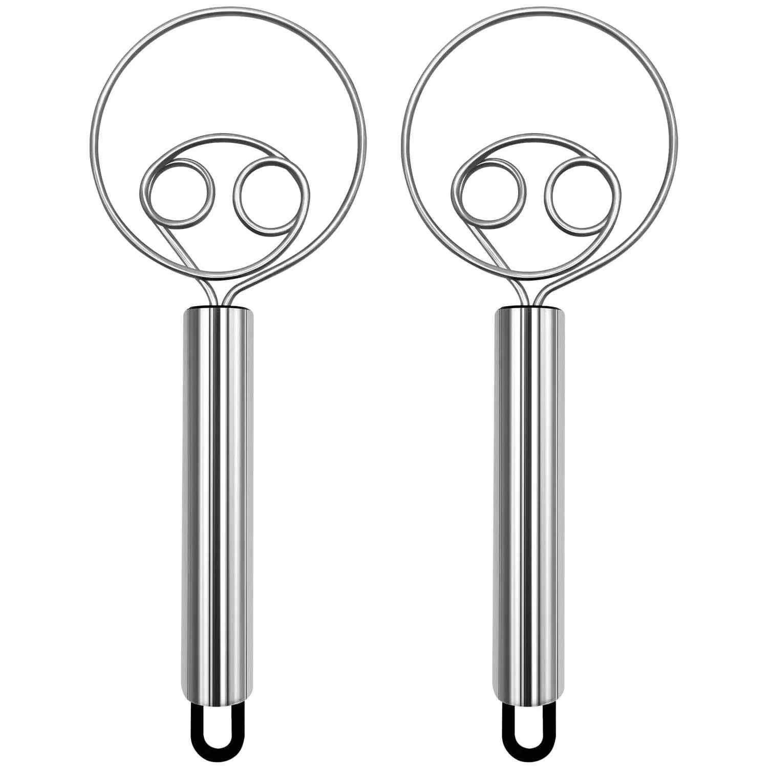 Stainless Steel Manual Dough Mixer, Non-Stick Powdering Machine, Easy-To-Use Dough Mixing Tool, Perfect for Baking Enthusiasts