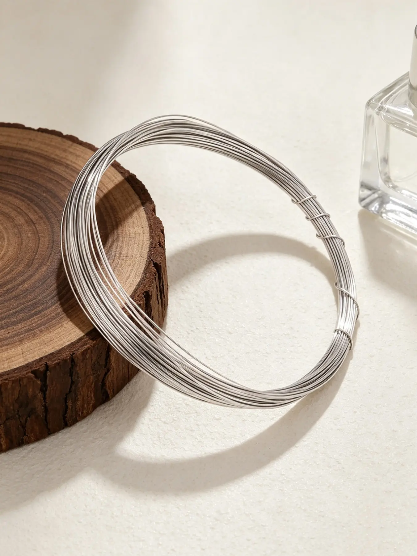 10m Stainless Steel Wire Coil, Bendable Beading Thread, Waterproof & Fade-Resistant, DIY Jewelry Making Accessories, All Seasons Use
