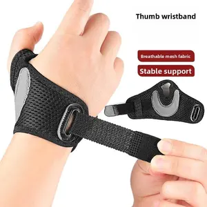 Adjustable Thumb Stabilizer with Wrist Guard (with Ring), Breathable Compression Support, Ideal for Daily Use and Sports