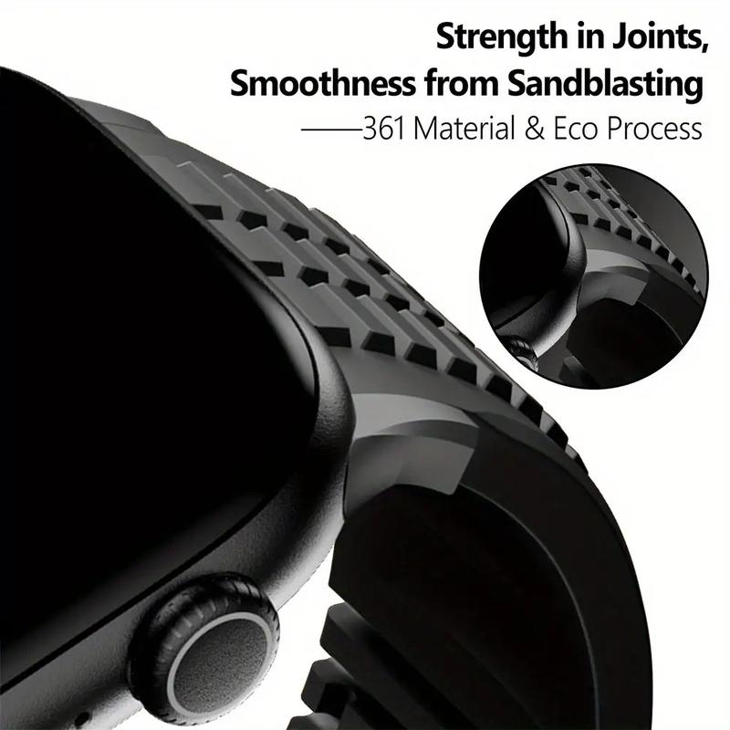 Luxury Strap for Apple Watch Ultra 2 49mm 10 46mm Men's Soft Wristband Compatible with iWatch Series 9, 8, 7, 6, 5, 4, SE 45mm 44mm Fashion Bracelet