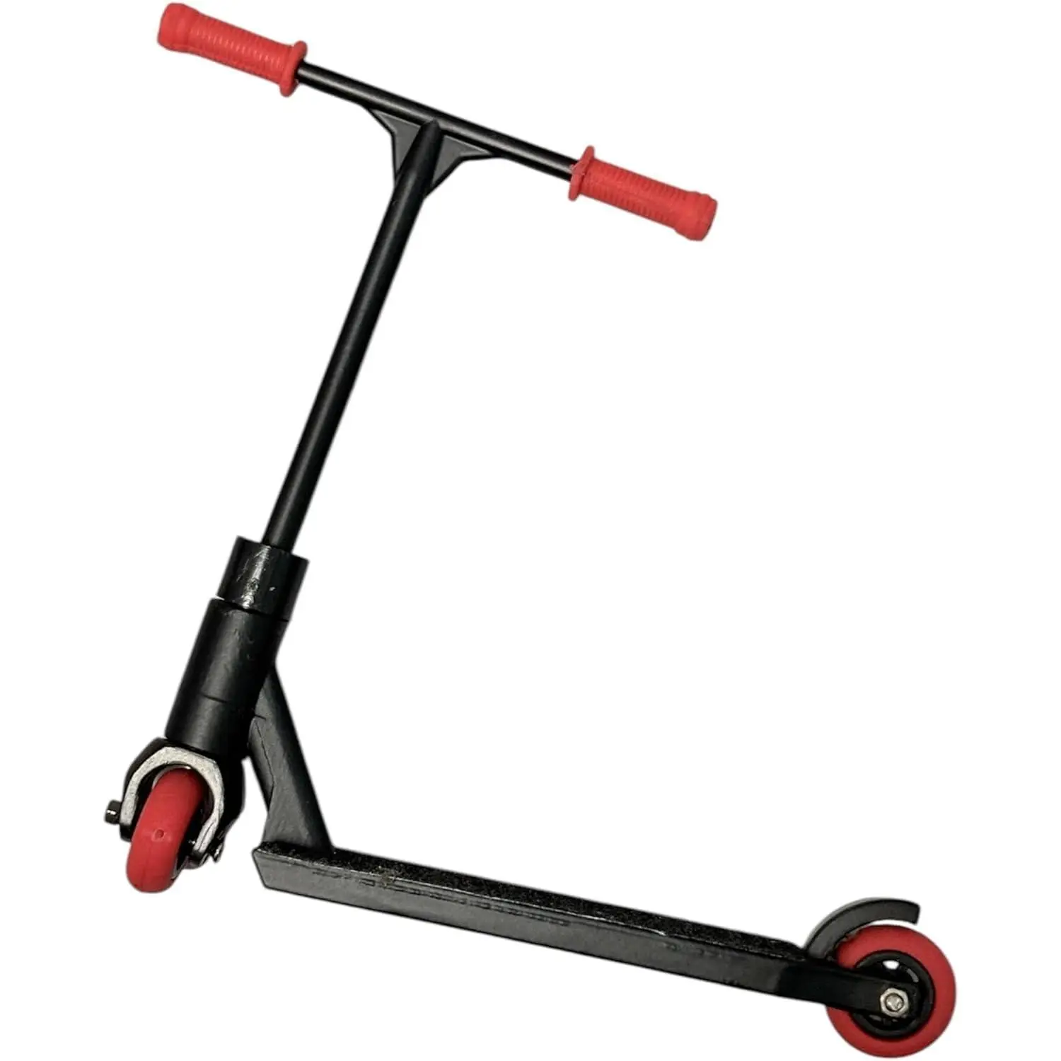 Alloy Metal Pro Stunt Finger Scooter, a Disassemblable and Customizable Realistic Scale Toy for Finger Tricks - Solid Black, Disassembleable, Other
