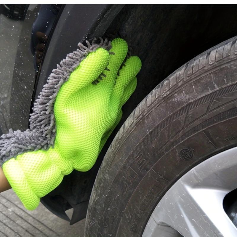Double-sided Car Wheel Cleaning Glove, Car Wheel Cleaning Brush, Car Wheel Cleaning Tool, Car Wash Accessories for Washing & Maintenance