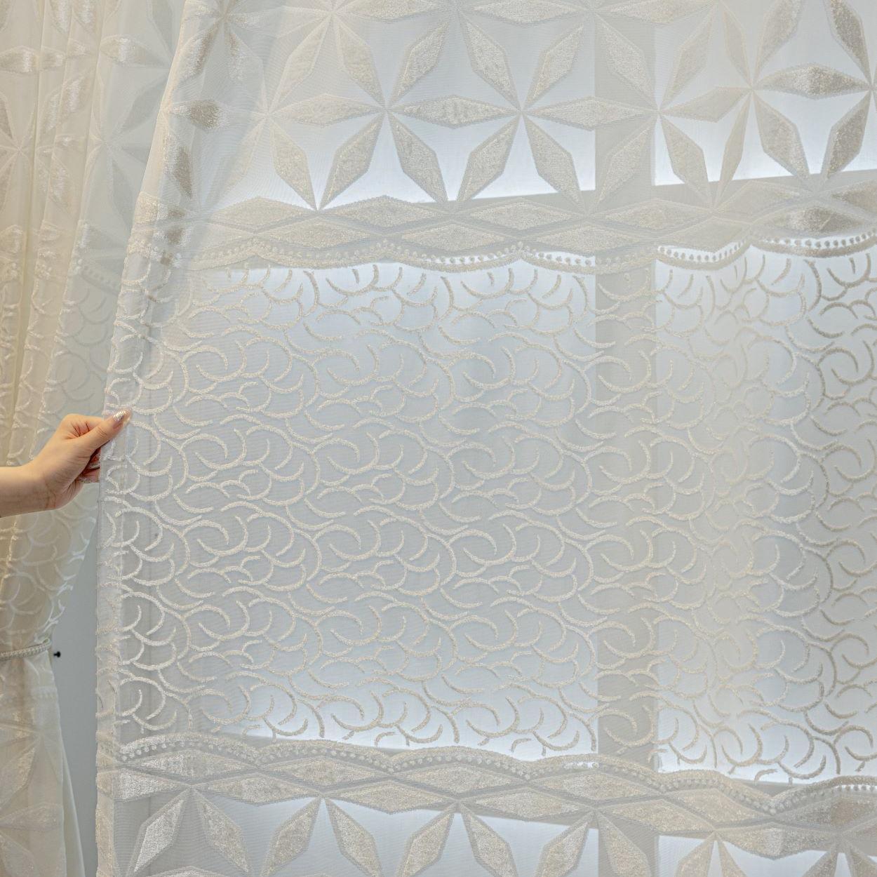 Solid Color Hollow Out Curtain, Modern Simple Luxury Curtain, Home Decoration Curtain, Window Screening for Balcony, Bedroom, Living Room and Office