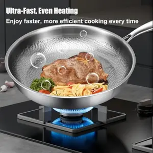 11" Titanium Hammered Pan Pro 2026 | 1-Set Non-Stick Chef's Pan, Ultra-Durable & Scratch-Resistant, Lightweight & Universal for All Stoves