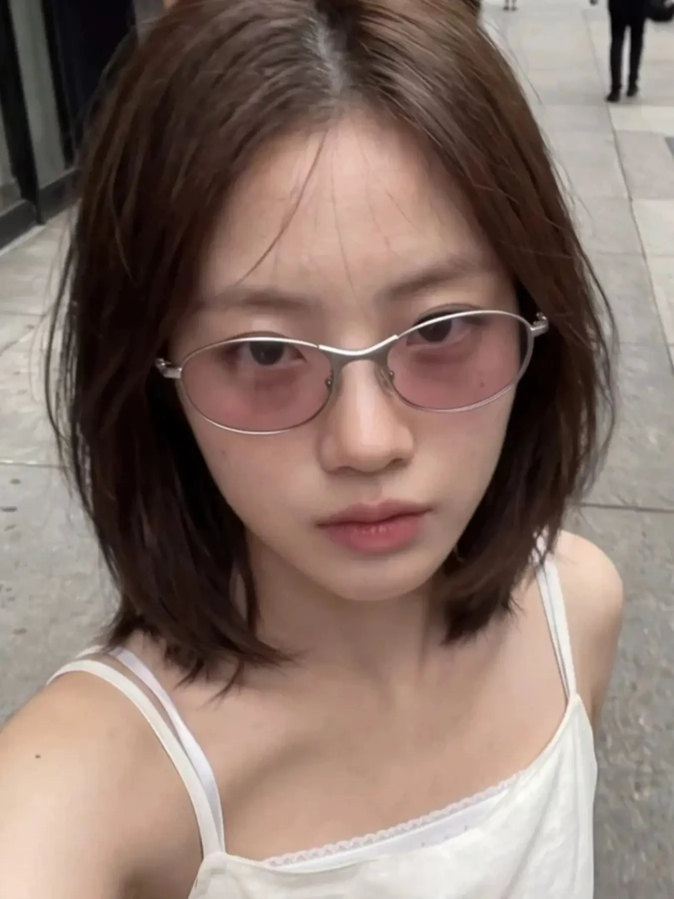 Vintage Y2K Sunglasses, Millennial Street Style, Round Face & Rhombus Face, Sun Protection, Slimming Effect, Fashionable Eyewear