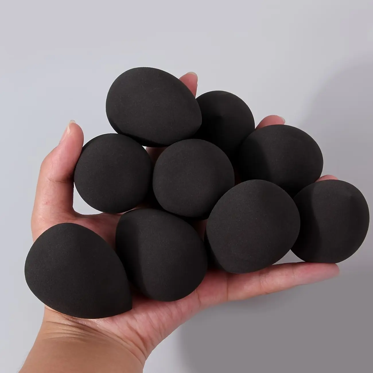 9-Piece High-Quality Teardrop Makeup Sponges, Soft and Elastic Powder-Free Mixer, Multi-Functional Foundation and Concealer Tool, Makeup Sponges For Foundation, Beauty Sponges, Beauty Blenders
