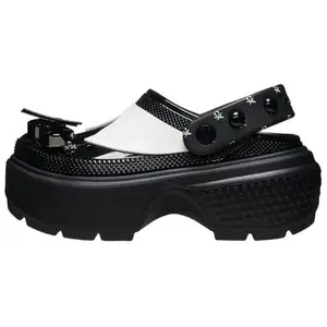 Crocs Stomp Women’s Lightweight Breathable Clog Shoes in Black Verifiable, with credentials and supporting global authentication