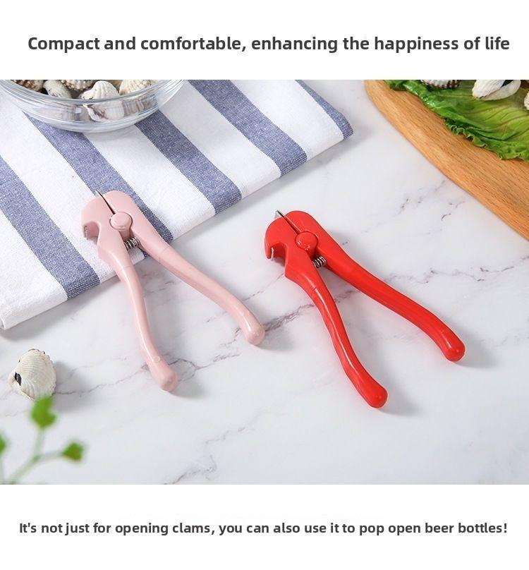 3PCS Multi-purpose clam pliers, kitchen pliers, hairy clam tongs, clam shell tongs, New Year's gift tongs