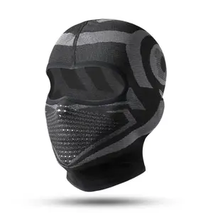 Breathable High-Elastic Balaclava Mask, Windproof Full-Face Ski Hood with Mesh Panel for Men Women Skiing, Cycling & Hiking