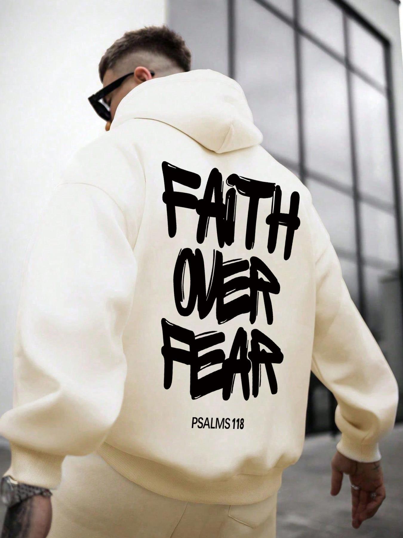 Unisex's Letter & Figure Print Drop Shoulder Hoodie, Street Fashion Drawstring Pocket Hooded Sweatshirt for Daily Holiday Outdoor Wear, Unisex's Clothes for Fall & Winter, Athletic Hoodie