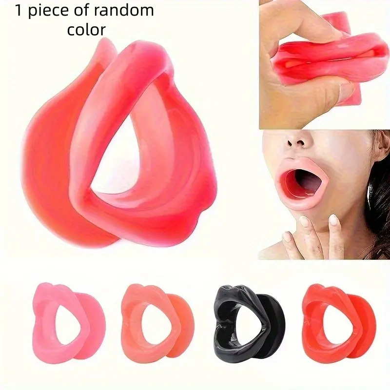 1pc Silicone Lip & Face Trainer, Muscle Sculptor for Smiling, Fragrance-Free Skin Care Tool, Reusable Beauty Device, Facial Shaping Tool