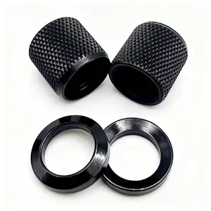 Thread Protector 1/2 * 28 for .22LR .223 & 5.56, with Crush Washer, Steel, 2 Pack (2)