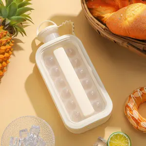 Portable Color Food Grade Ice Ball Maker Jug, Spherical Ice Mold With Storage Box & Freezer Bag, Summer Ice Tray For Home Outdoor